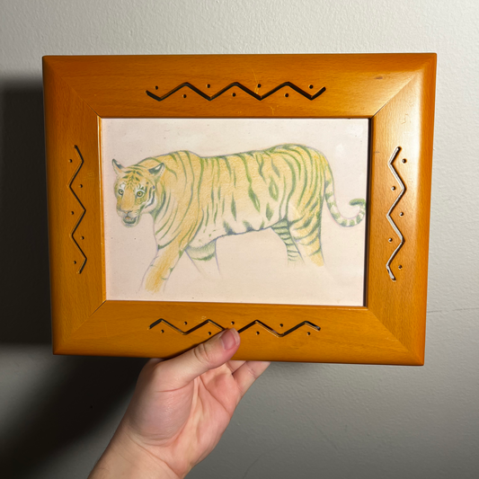Framed Tiger Print