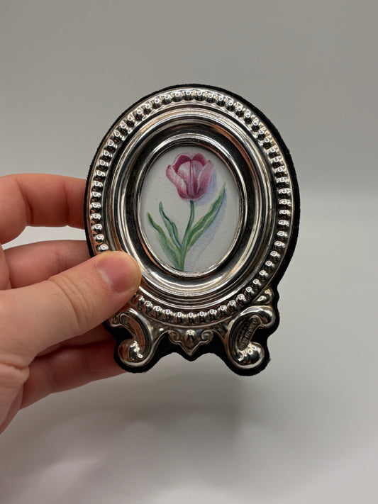 Tulip Print Framed