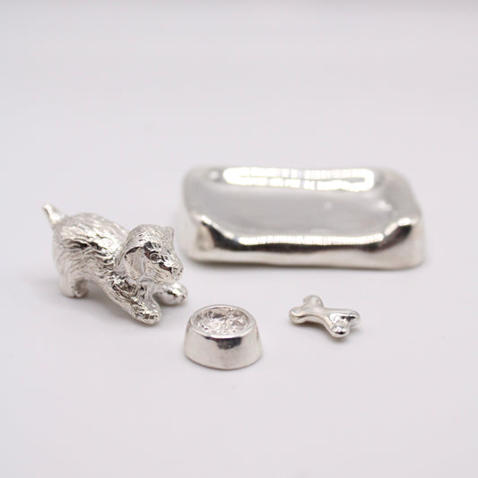 Puppy Desk Friend - Sterling Silver