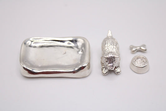 Puppy Desk Friend - Sterling Silver