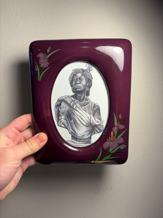 Woman of the French Colonies Print Framed
