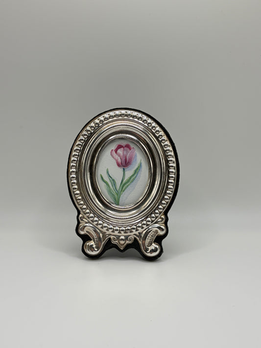 Tulip Print Framed