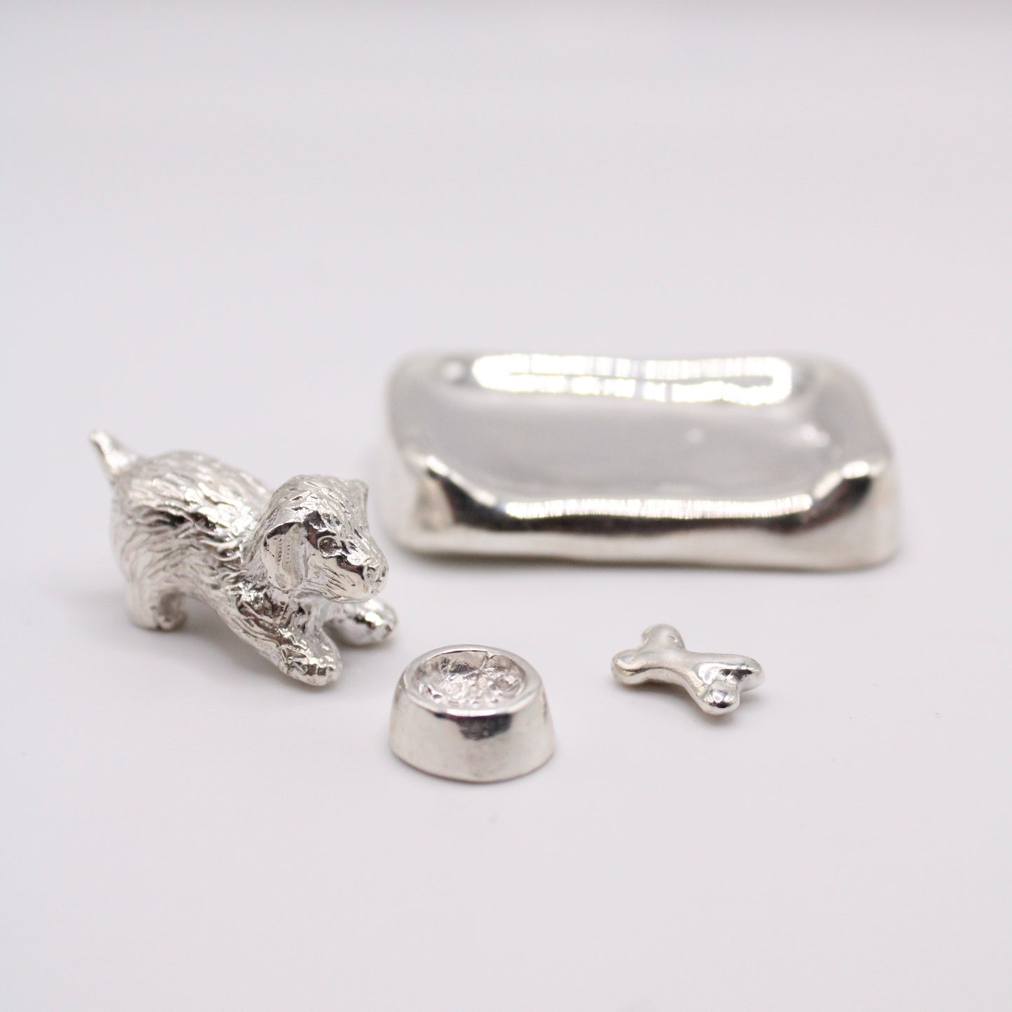 Puppy Desk Friend - Sterling Silver