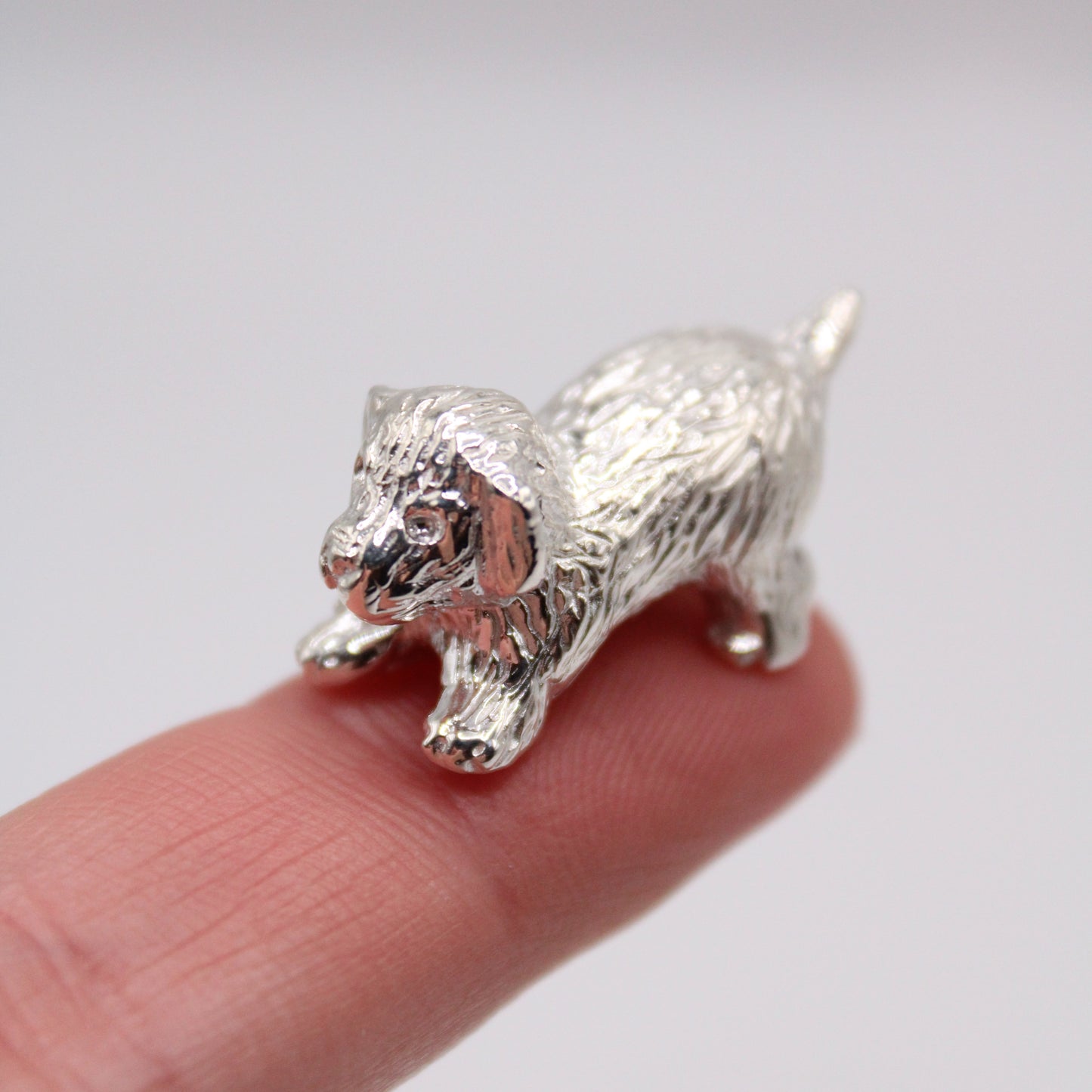 Puppy Desk Friend - Sterling Silver