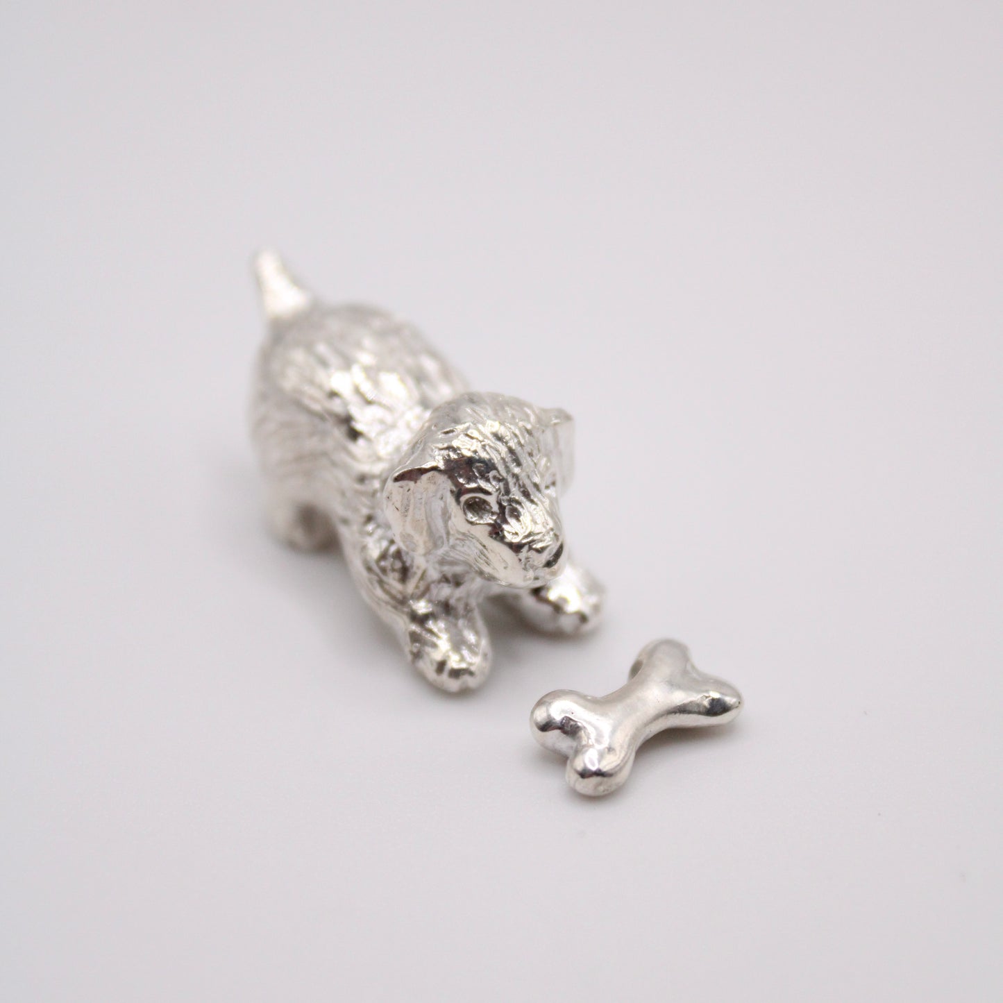 Puppy Desk Friend - Sterling Silver