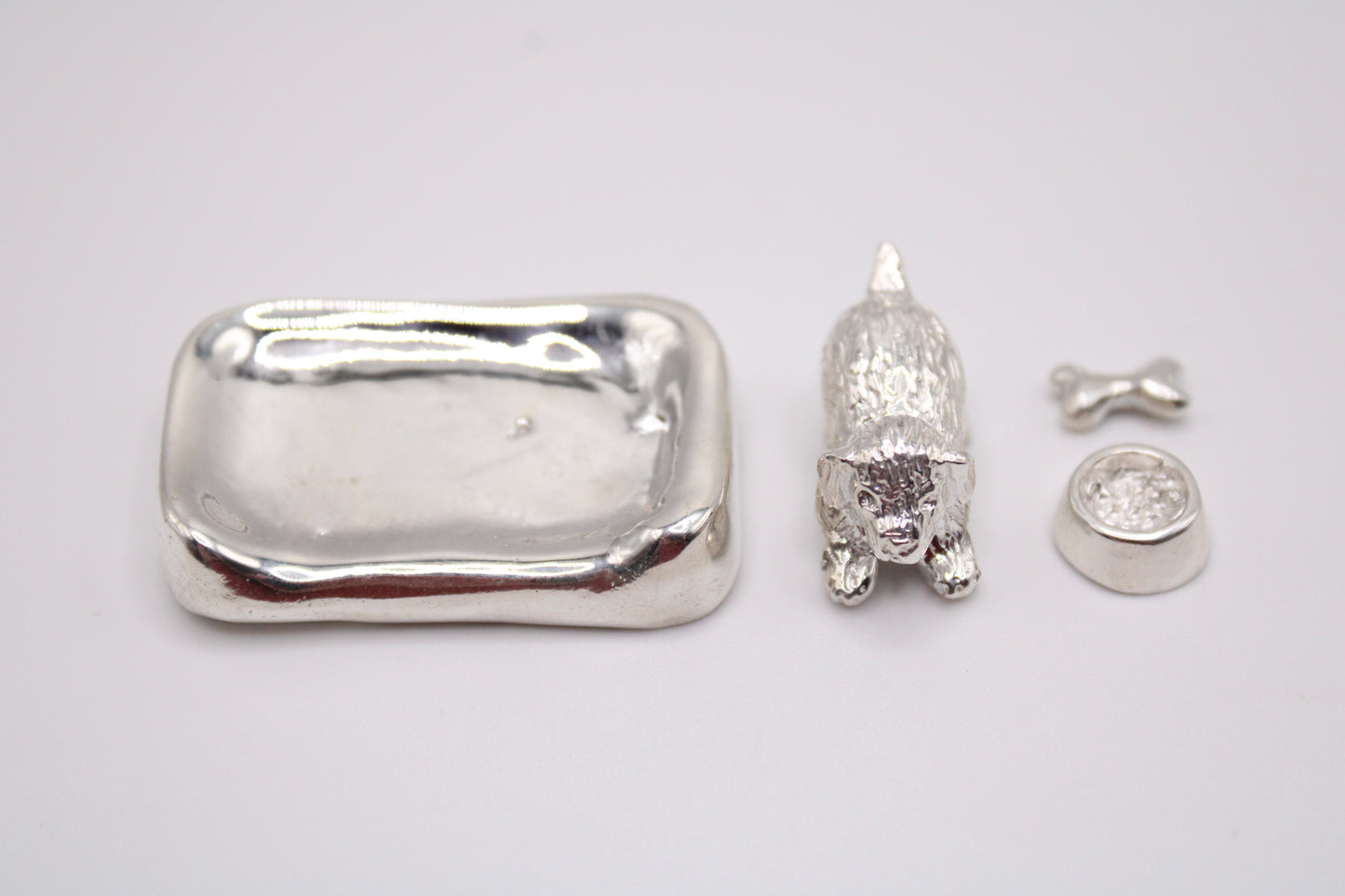 Puppy Desk Friend - Sterling Silver